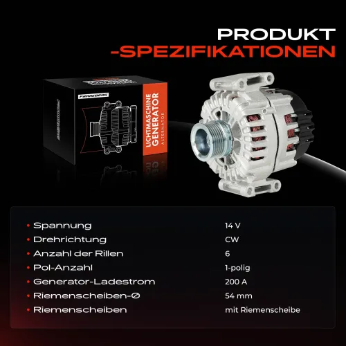 Generator 14 V Frankberg 5481FB0055571 Bild Generator 14 V Frankberg 5481FB0055571