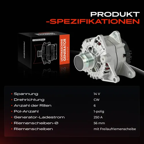 Generator 14 V Frankberg 5481FB0055597 Bild Generator 14 V Frankberg 5481FB0055597