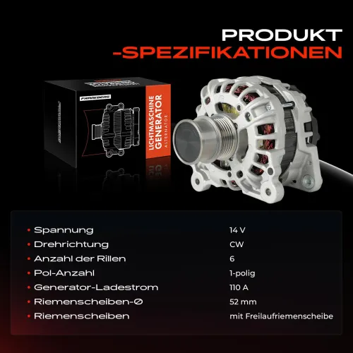 Generator 14 V Frankberg 5481FB0055609 Bild Generator 14 V Frankberg 5481FB0055609