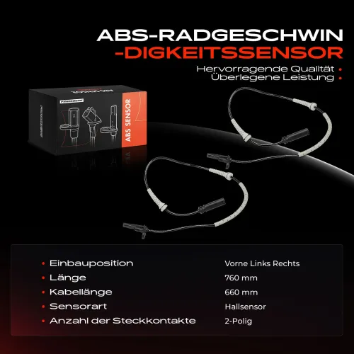 Sensor, Raddrehzahl vorne Frankberg 5481FB0055714 Bild Sensor, Raddrehzahl vorne Frankberg 5481FB0055714