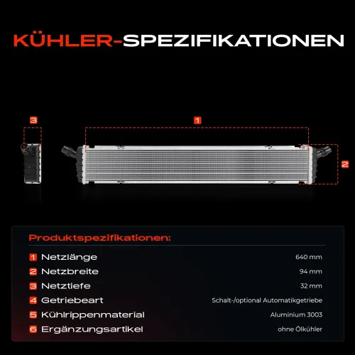 Kühler, Motorkühlung Frankberg 5481FB0055719 Bild Kühler, Motorkühlung Frankberg 5481FB0055719