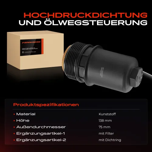 Deckel, Ölfiltergehäuse Frankberg 5481FB0055746 Bild Deckel, Ölfiltergehäuse Frankberg 5481FB0055746