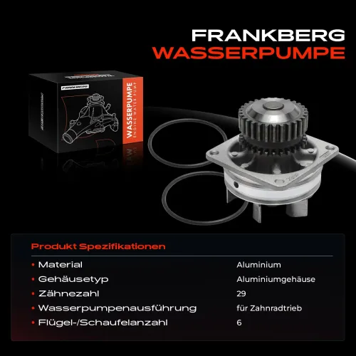 Wasserpumpe, Motorkühlung Frankberg 5481FB0055779 Bild Wasserpumpe, Motorkühlung Frankberg 5481FB0055779