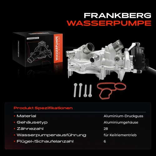 Wasserpumpe, Motorkühlung Frankberg 5481FB0055784 Bild Wasserpumpe, Motorkühlung Frankberg 5481FB0055784