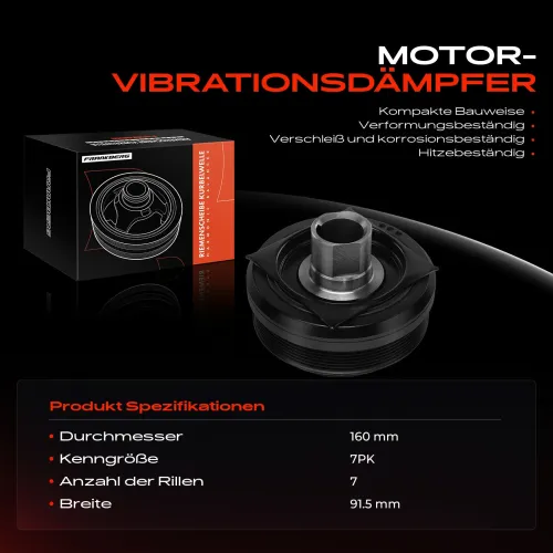 Riemenscheibe, Kurbelwelle Frankberg 5481FB0055820 Bild Riemenscheibe, Kurbelwelle Frankberg 5481FB0055820