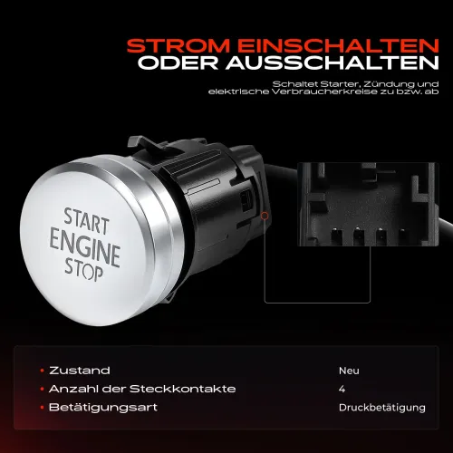 Zünd-/Startschalter Frankberg 5481FB0055918 Bild Zünd-/Startschalter Frankberg 5481FB0055918