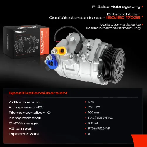 Kompressor, Klimaanlage Frankberg 5481FB0055930 Bild Kompressor, Klimaanlage Frankberg 5481FB0055930