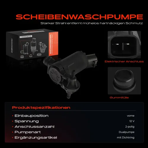 Waschwasserpumpe, Scheibenreinigung Frankberg 5481FB0056087 Bild Waschwasserpumpe, Scheibenreinigung Frankberg 5481FB0056087