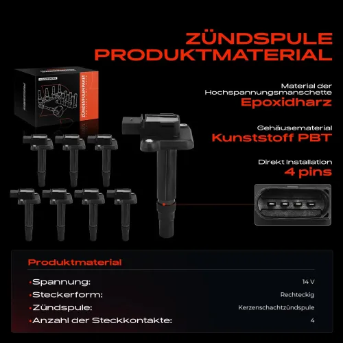 Zündspule 14 V Frankberg 5481FB0056106 Bild Zündspule 14 V Frankberg 5481FB0056106