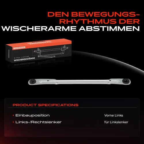 Wischergestänge vorne links Frankberg 5481FB0056202 Bild Wischergestänge vorne links Frankberg 5481FB0056202