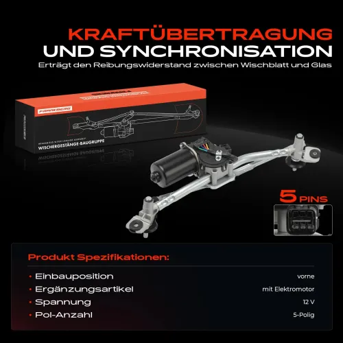 Wischergestänge 12 V vorne Frankberg 5481FB0056223 Bild Wischergestänge 12 V vorne Frankberg 5481FB0056223