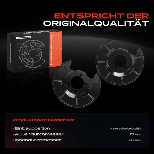 Spritzblech, Bremsscheibe Hinterachse beidseitig Frankberg 5481FB0056233 Bild Spritzblech, Bremsscheibe Hinterachse beidseitig Frankberg 5481FB0056233