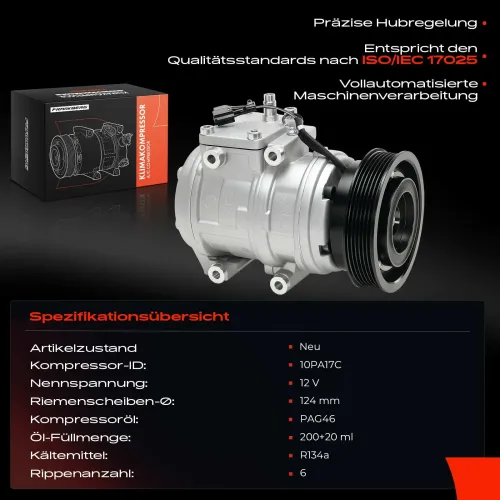 Kompressor, Klimaanlage Frankberg 5481FB0056238 Bild Kompressor, Klimaanlage Frankberg 5481FB0056238