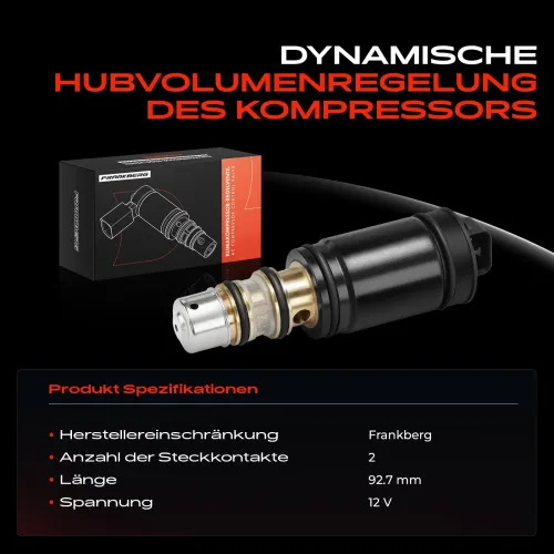 Regelventil, Kompressor 12 V Frankberg 5481FB0056323 Bild Regelventil, Kompressor 12 V Frankberg 5481FB0056323