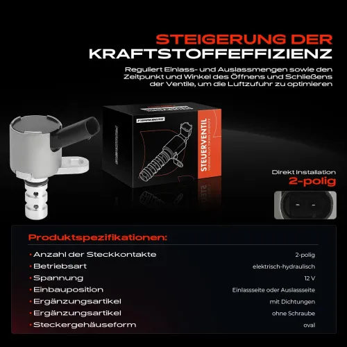 Steuerventil, Nockenwellenverstellung 12 V Frankberg 5481FB0056329 Bild Steuerventil, Nockenwellenverstellung 12 V Frankberg 5481FB0056329