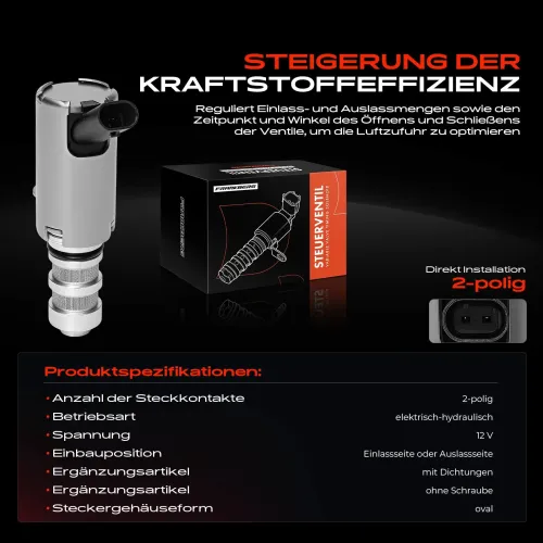 Steuerventil, Nockenwellenverstellung 12 V Frankberg 5481FB0056333 Bild Steuerventil, Nockenwellenverstellung 12 V Frankberg 5481FB0056333