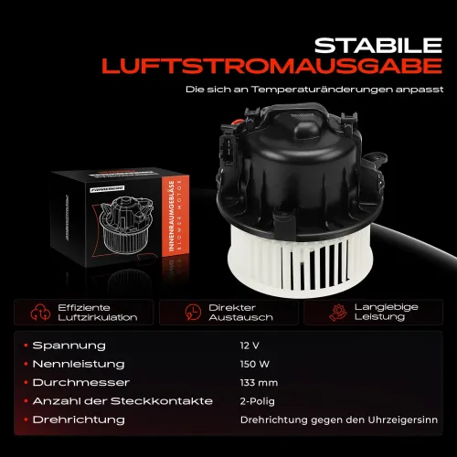 Innenraumgebläse 12 V Frankberg 5481FB0056365 Bild Innenraumgebläse 12 V Frankberg 5481FB0056365