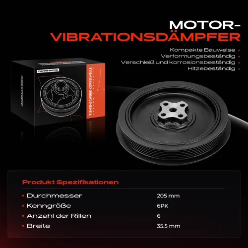 Riemenscheibe, Kurbelwelle Frankberg 5481FB0056842 Bild Riemenscheibe, Kurbelwelle Frankberg 5481FB0056842