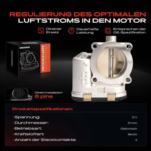 Drosselklappenstutzen 12 V Frankberg 5481FB0056891 Bild Drosselklappenstutzen 12 V Frankberg 5481FB0056891