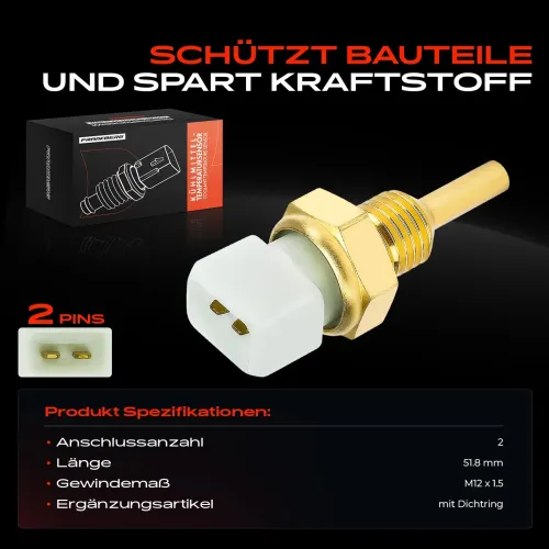 Sensor, Kühlmitteltemperatur Frankberg 5481FB0056897 Bild Sensor, Kühlmitteltemperatur Frankberg 5481FB0056897