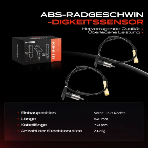 Sensor, Raddrehzahl vorne Frankberg 5481FB0057079 Bild Sensor, Raddrehzahl vorne Frankberg 5481FB0057079