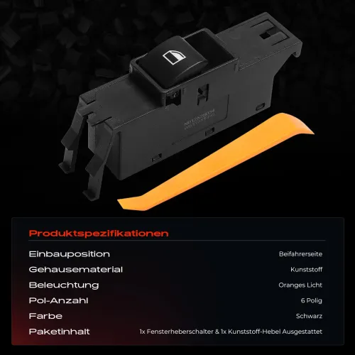 Schalter, Fensterheber beifahrerseitig Frankberg 5481FB0057091 Bild Schalter, Fensterheber beifahrerseitig Frankberg 5481FB0057091