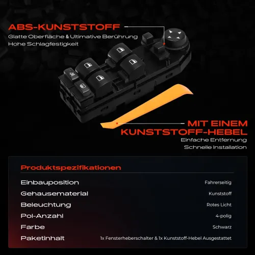 Schalter, Fensterheber Frankberg 5481FB0057092 Bild Schalter, Fensterheber Frankberg 5481FB0057092