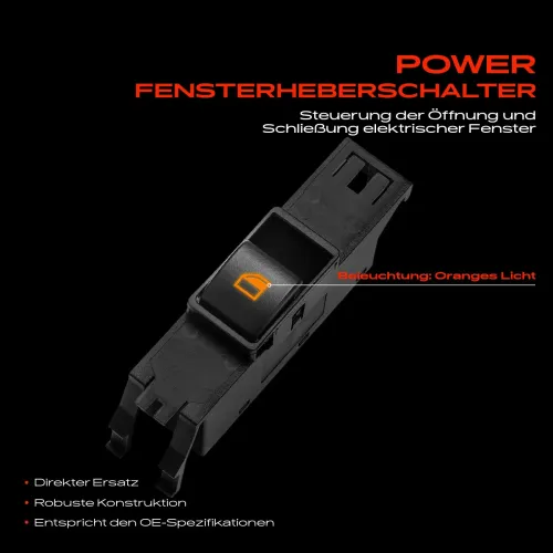 Schalter, Fensterheber beifahrerseitig Frankberg 5481FB0057112 Bild Schalter, Fensterheber beifahrerseitig Frankberg 5481FB0057112