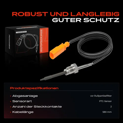 Sensor, Abgastemperatur Frankberg 5481FB0057196 Bild Sensor, Abgastemperatur Frankberg 5481FB0057196