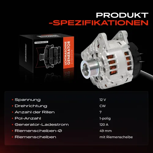 Generator 12 V Frankberg 5481FB0057271 Bild Generator 12 V Frankberg 5481FB0057271