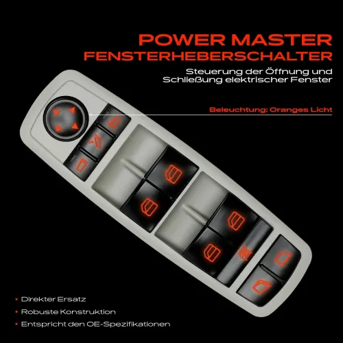 Schalter, Fensterheber fahrerseitig Frankberg 5481FB0057295 Bild Schalter, Fensterheber fahrerseitig Frankberg 5481FB0057295