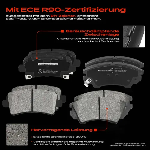 Bremsensatz, Scheibenbremse Vorderachse Hinterachse Frankberg 5481FB0057959 Bild Bremsensatz, Scheibenbremse Vorderachse Hinterachse Frankberg 5481FB0057959