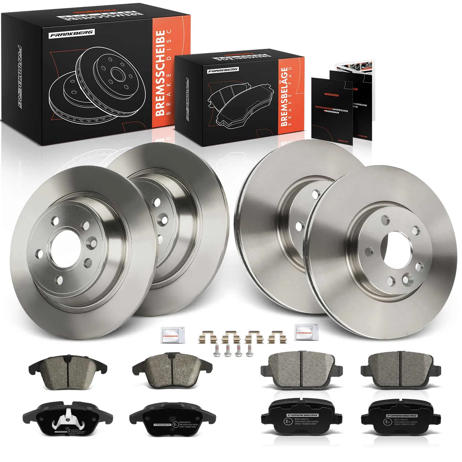 Bremsensatz, Scheibenbremse Vorderachse Hinterachse Frankberg 5481FB0057960