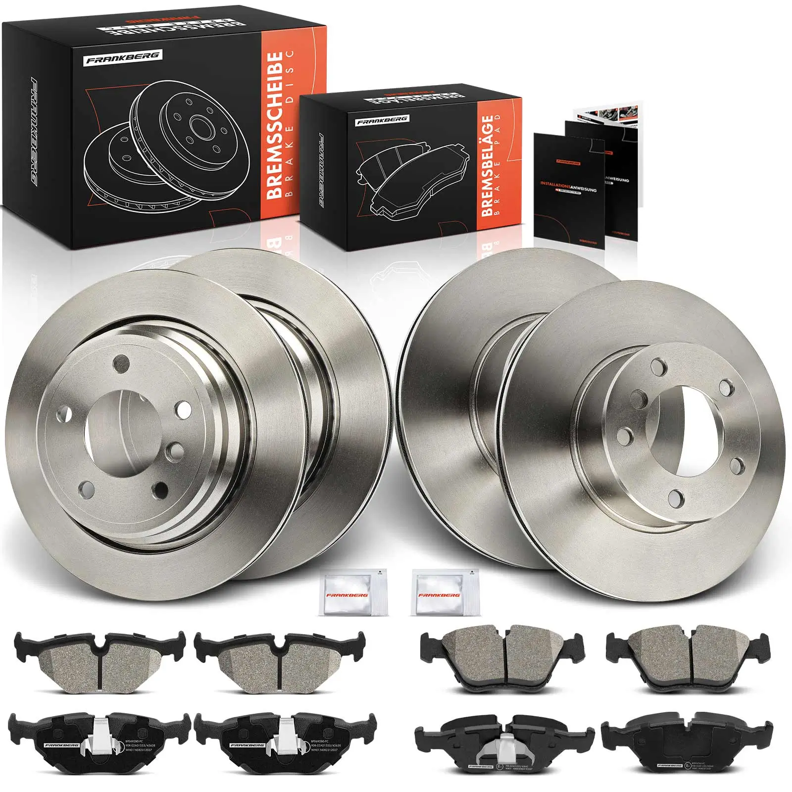 Bremsensatz, Scheibenbremse Vorderachse Hinterachse Frankberg 5481FB0057965