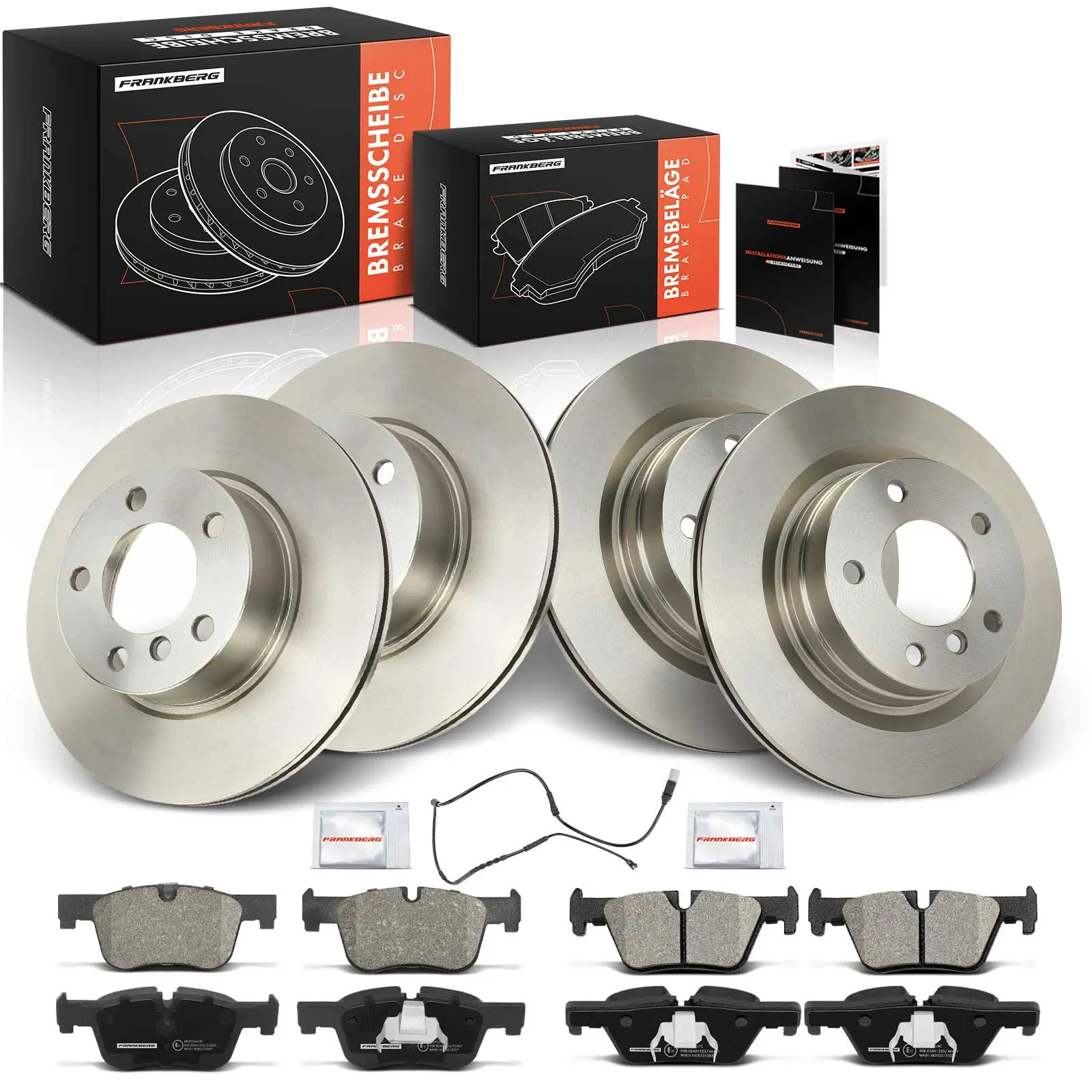 Bremsensatz, Scheibenbremse Vorderachse Hinterachse Frankberg 5481FB0057972