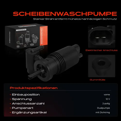 Waschwasserpumpe, Scheibenreinigung Frankberg 5481FB0058000 Bild Waschwasserpumpe, Scheibenreinigung Frankberg 5481FB0058000