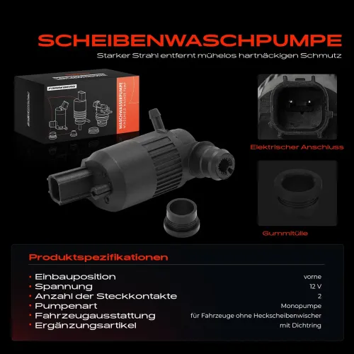 Waschwasserpumpe, Scheibenreinigung Frankberg 5481FB0058011 Bild Waschwasserpumpe, Scheibenreinigung Frankberg 5481FB0058011