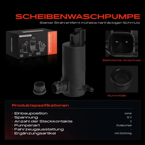 Waschwasserpumpe, Scheibenreinigung Frankberg 5481FB0058013 Bild Waschwasserpumpe, Scheibenreinigung Frankberg 5481FB0058013