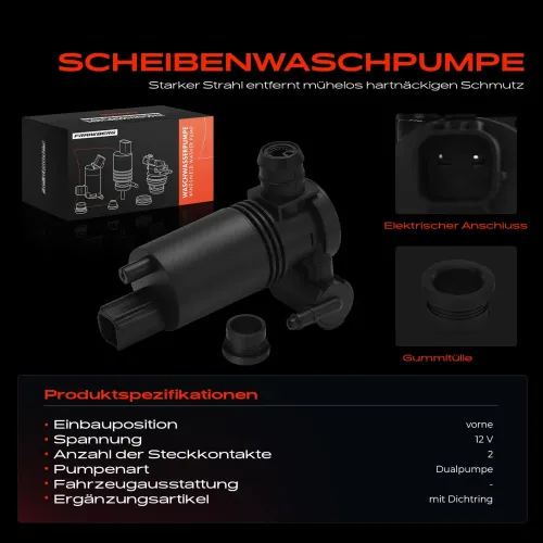 Waschwasserpumpe, Scheibenreinigung Frankberg 5481FB0058015 Bild Waschwasserpumpe, Scheibenreinigung Frankberg 5481FB0058015