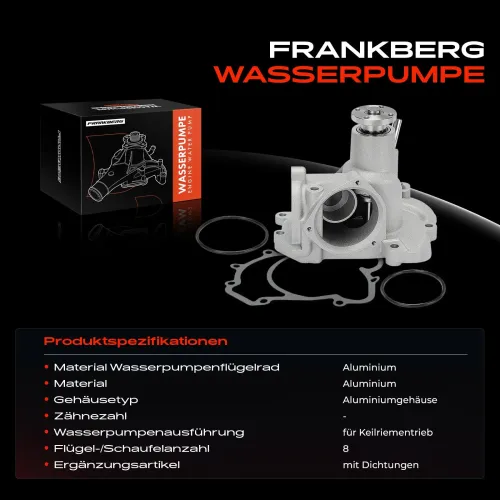 Wasserpumpe, Motorkühlung Frankberg 5481FB0058132 Bild Wasserpumpe, Motorkühlung Frankberg 5481FB0058132