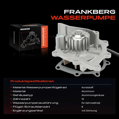 Wasserpumpe, Motorkühlung Frankberg 5481FB0058170 Bild Wasserpumpe, Motorkühlung Frankberg 5481FB0058170
