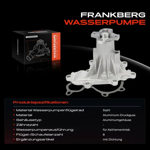 Wasserpumpe, Motorkühlung Frankberg 5481FB0058172 Bild Wasserpumpe, Motorkühlung Frankberg 5481FB0058172