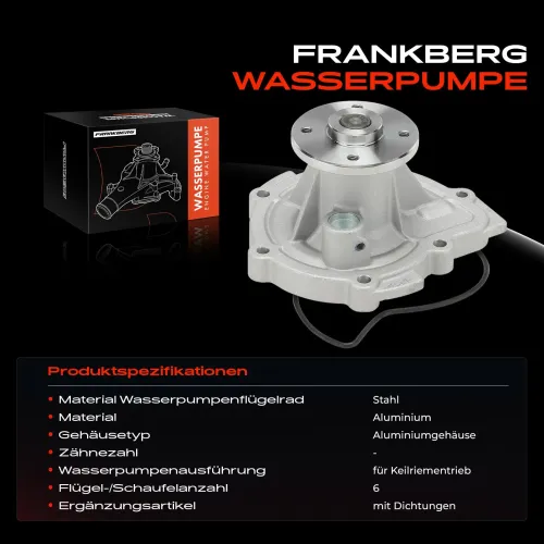 Wasserpumpe, Motorkühlung Frankberg 5481FB0058183 Bild Wasserpumpe, Motorkühlung Frankberg 5481FB0058183