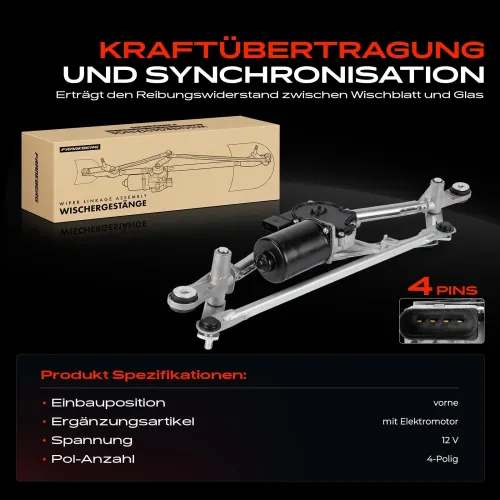 Wischergestänge 12 V vorne Frankberg 5481FB0058298 Bild Wischergestänge 12 V vorne Frankberg 5481FB0058298