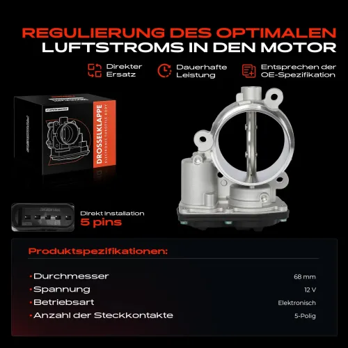 Drosselklappenstutzen 12 V Frankberg 5481FB0058539 Bild Drosselklappenstutzen 12 V Frankberg 5481FB0058539