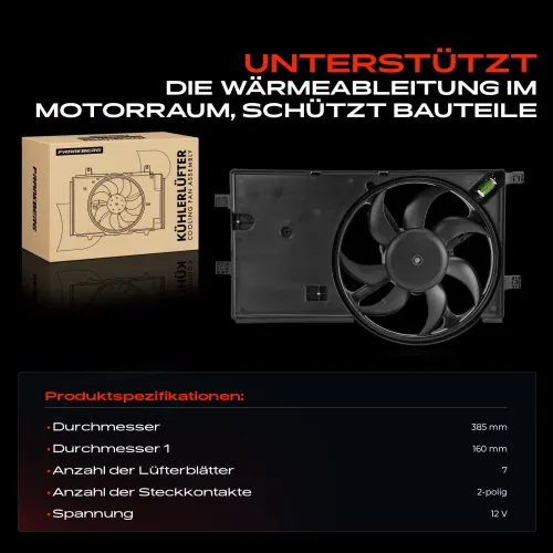 Lüfter, Motorkühlung Frankberg 5481FB0058611 Bild Lüfter, Motorkühlung Frankberg 5481FB0058611