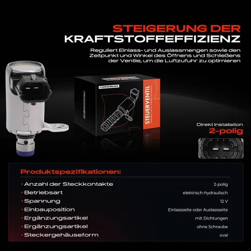 Steuerventil, Nockenwellenverstellung 12 V Frankberg 5481FB0058618 Bild Steuerventil, Nockenwellenverstellung 12 V Frankberg 5481FB0058618