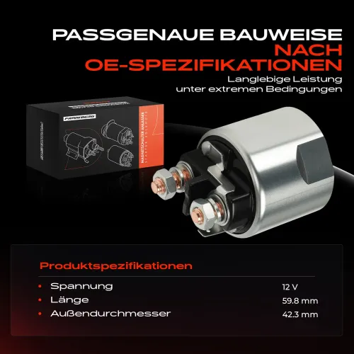 Magnetschalter, Starter 12 V Frankberg 5481FB0058688 Bild Magnetschalter, Starter 12 V Frankberg 5481FB0058688