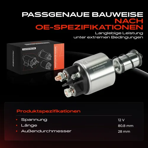 Magnetschalter, Starter 12 V Frankberg 5481FB0058690 Bild Magnetschalter, Starter 12 V Frankberg 5481FB0058690
