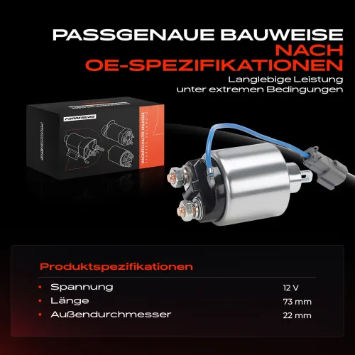 Magnetschalter, Starter 12 V Frankberg 5481FB0058728 Bild Magnetschalter, Starter 12 V Frankberg 5481FB0058728